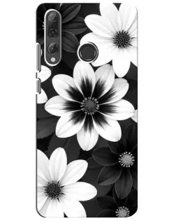 Чехол для Huawei P Smart Plus 2019 с картинкой «Монохромные астры» Чехол для Huawei P Smart Plus 2019 с картинкой «Монохромные астры»