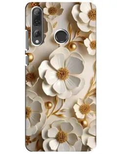 Чехол для Huawei P Smart Plus 2019 с картинкой «Белие бумажние цвети» Чехол для Huawei P Smart Plus 2019 с картинкой «Белие бумажние цвети»