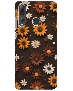 Чехол для Huawei P Smart Plus 2019 с картинкой «Узор из маленьких подсолнухов» Чехол для Huawei P Smart Plus 2019 с картинкой «Узор из маленьких подсолнухов»