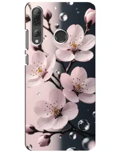 Чехол для Huawei P Smart Plus 2019 с картинкой «Нежная сакура и капли» Чехол для Huawei P Smart Plus 2019 с картинкой «Нежная сакура и капли»