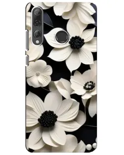 Чехол для Huawei P Smart Plus 2019 с картинкой «Объемные белые цветы» Чехол для Huawei P Smart Plus 2019 с картинкой «Объемные белые цветы»