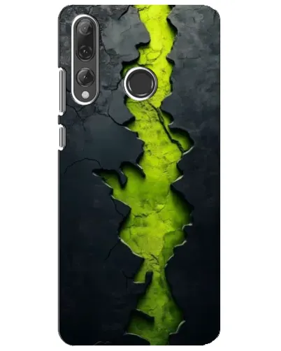 Чохол для Huawei P Smart Plus 2019 з картинкою «Салатовий розлом скелі»