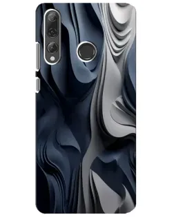 Чохол для Huawei P Smart Plus 2019 з картинкою «Об'ємні сині складки» Чохол для Huawei P Smart Plus 2019 з картинкою «Об'ємні сині складки»