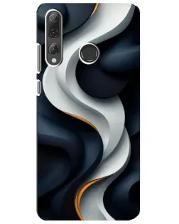 Чохол для Huawei P Smart Plus 2019 з картинкою «Об'ємні чорно-білі стрічки» Чохол для Huawei P Smart Plus 2019 з картинкою «Об'ємні чорно-білі стрічки»