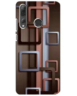 Чохол для Huawei P Smart Plus 2019 з картинкою «Коричневі об'ємні квадрати» Чохол для Huawei P Smart Plus 2019 з картинкою «Коричневі об'ємні квадрати»