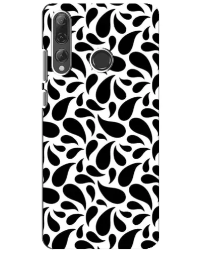 Чохол для Huawei P Smart Plus 2019 з картинкою «Контрастні чорні краплі»