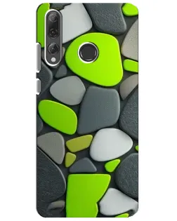 Чохол для Huawei P Smart Plus 2019 з картинкою «Яскрава неонова галька»
