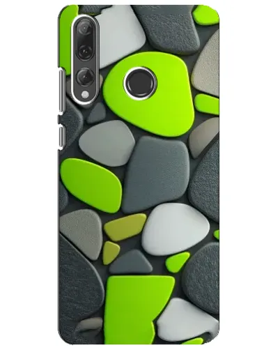 Чохол для Huawei P Smart Plus 2019 з картинкою «Яскрава неонова галька»