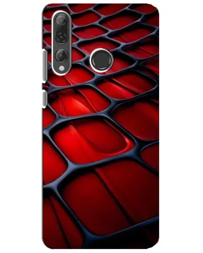 Чохол для Huawei P Smart Plus 2019 з картинкою «Червона глянцева сітка»