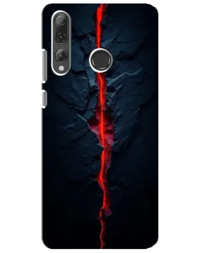 Чохол для Huawei P Smart Plus 2019 з картинкою «Червона лавова тріщина»