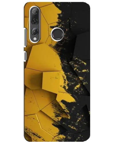 Чохол для Huawei P Smart Plus 2019 з картинкою «Золоті уламки геометрії»