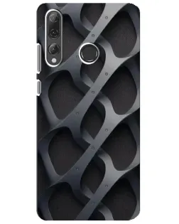 Чохол для Huawei P Smart Plus 2019 з картинкою «Об'ємне сіре плетіння»