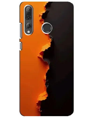 Чохол для Huawei P Smart Plus 2019 з картинкою «Помаранчевий розлом»