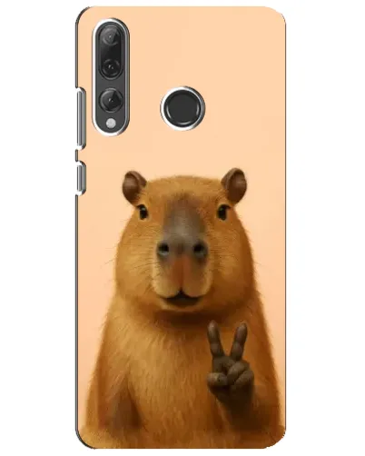 Чехол для Huawei P Smart Plus 2019 с картинкой «Капибара виктория» Чехол для Huawei P Smart Plus 2019 с картинкой «Капибара виктория»