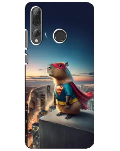 Чехол для Huawei P Smart Plus 2019 с картинкой «Капи-мен супергерой» Чехол для Huawei P Smart Plus 2019 с картинкой «Капи-мен супергерой»