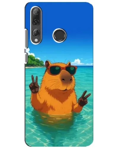 Чехол для Huawei P Smart Plus 2019 с картинкой «Морская капибара» Чехол для Huawei P Smart Plus 2019 с картинкой «Морская капибара»