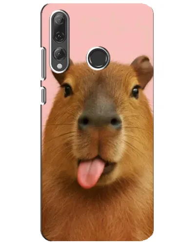 Чехол для Huawei P Smart Plus 2019 с картинкой «Капибара с языком» Чехол для Huawei P Smart Plus 2019 с картинкой «Капибара с языком»