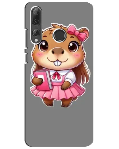 Чехол для Huawei P Smart Plus 2019 с картинкой «Девочка капибара» Чехол для Huawei P Smart Plus 2019 с картинкой «Девочка капибара»