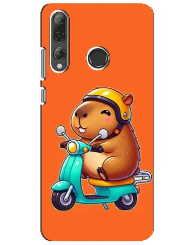 Чехол для Huawei P Smart Plus 2019 с картинкой «Капибара на скутере» Чехол для Huawei P Smart Plus 2019 с картинкой «Капибара на скутере»