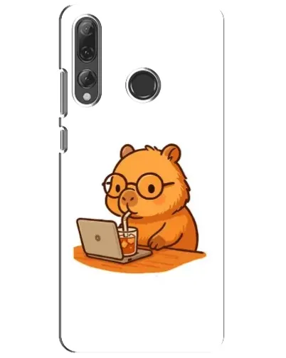 Чехол для Huawei P Smart Plus 2019 с картинкой «Капибара с ноутбуком» Чехол для Huawei P Smart Plus 2019 с картинкой «Капибара с ноутбуком»