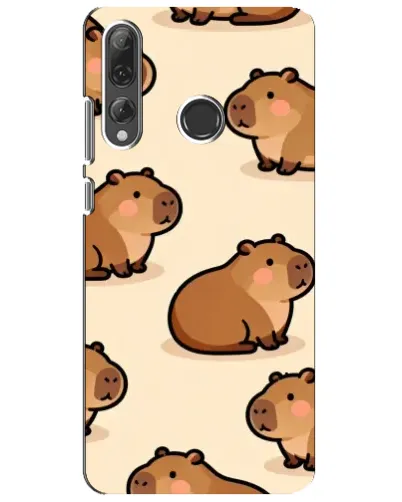 Чехол для Huawei P Smart Plus 2019 с картинкой «Паттерн милых капибар» Чехол для Huawei P Smart Plus 2019 с картинкой «Паттерн милых капибар»