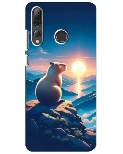 Чехол для Huawei P Smart Plus 2019 с картинкой «Закат солнца с капибарой» Чехол для Huawei P Smart Plus 2019 с картинкой «Закат солнца с капибарой»