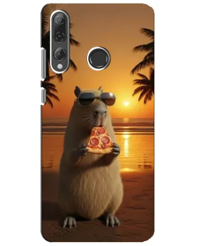Чехол для Huawei P Smart Plus 2019 с картинкой «Капибара с пиццей» Чехол для Huawei P Smart Plus 2019 с картинкой «Капибара с пиццей»