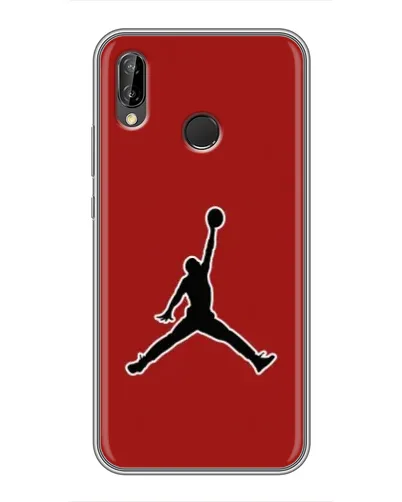Чехол для Huawei P Smart Plus (Nova 3i, INE-LX1) с картинкой «Jordan Red Back»