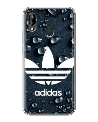 Чехол для Huawei P Smart Plus (Nova 3i, INE-LX1) с картинкой «Adidas Trefoil Blue»
