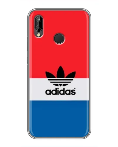 Чехол для Huawei P Smart Plus (Nova 3i, INE-LX1) с картинкой «Ретро блоки Adidas»