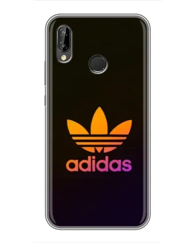 Чехол для Huawei P Smart Plus (Nova 3i, INE-LX1) с картинкой «Градиент Adidas»