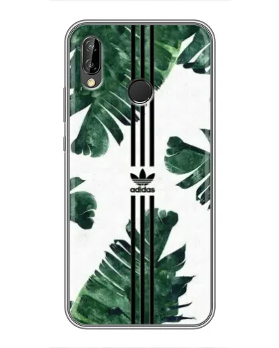 Чехол для Huawei P Smart Plus (Nova 3i, INE-LX1) с картинкой «Пальмовые листья адидас»