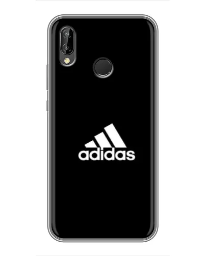 Чехол для Huawei P Smart Plus (Nova 3i, INE-LX1) с картинкой «Черная классика Adidas»