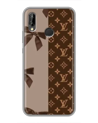 Чехол для Huawei P Smart Plus (Nova 3i, INE-LX1) с картинкой «Louis Vuitton — банты»
