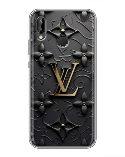 Чехол для Huawei P Smart Plus (Nova 3i, INE-LX1) с картинкой «Кожаная текстура LV»
