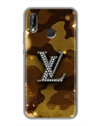 Чехол для Huawei P Smart Plus (Nova 3i, INE-LX1) с картинкой «Камуфляжный Louis Vuitton»