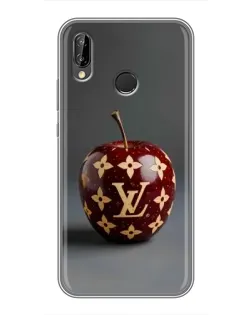Чехол для Huawei P Smart Plus (Nova 3i, INE-LX1) с картинкой «Красное яблоко LV»