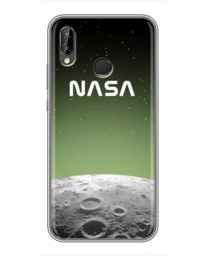 Чехол для Huawei P Smart Plus (Nova 3i, INE-LX1) с картинкой «NASA — лунный градиент»