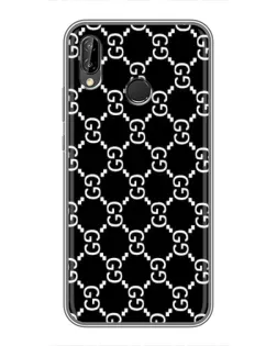 Чехол для Huawei P Smart Plus (Nova 3i, INE-LX1) с картинкой «Gucci — сетчатый паттерн»