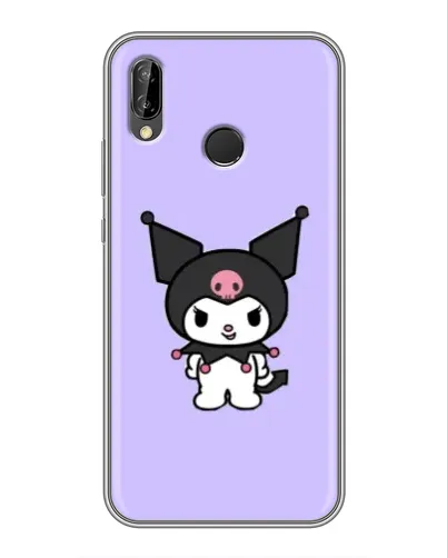 Чехол для Huawei P Smart Plus (Nova 3i, INE-LX1) с картинкой «Kuromi — нежный фиолетовый»