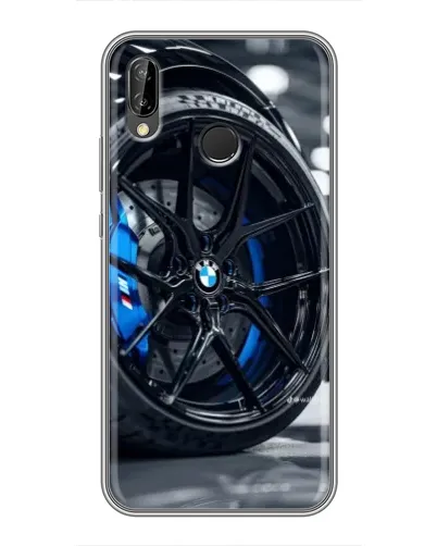 Чехол для Huawei P Smart Plus (Nova 3i, INE-LX1) с картинкой «Колесо BMW вблизи» Чехол для Huawei P Smart Plus (Nova 3i, INE-LX1) с картинкой «Колесо BMW вблизи»