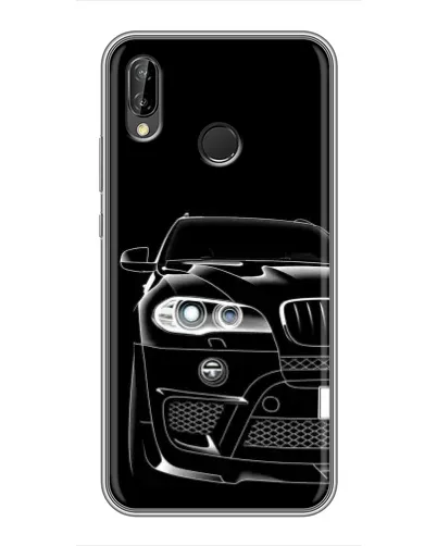 Чехол для Huawei P Smart Plus (Nova 3i, INE-LX1) с картинкой «Темный силуэт BMW» Чехол для Huawei P Smart Plus (Nova 3i, INE-LX1) с картинкой «Темный силуэт BMW»