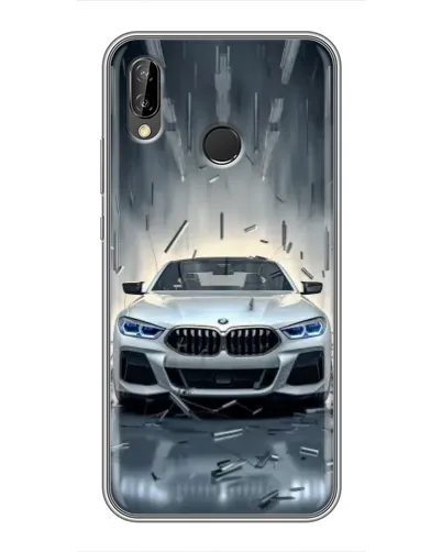 Чехол для Huawei P Smart Plus (Nova 3i, INE-LX1) с картинкой «BMW в свете фар» Чехол для Huawei P Smart Plus (Nova 3i, INE-LX1) с картинкой «BMW в свете фар»