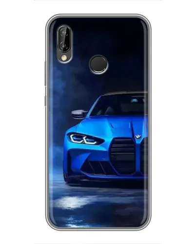 Чехол для Huawei P Smart Plus (Nova 3i, INE-LX1) с картинкой «Голубая BMW M4» Чехол для Huawei P Smart Plus (Nova 3i, INE-LX1) с картинкой «Голубая BMW M4»