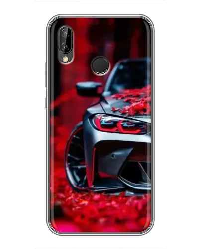 Чехол для Huawei P Smart Plus (Nova 3i, INE-LX1) с картинкой «Спортивная BMW и цветы» Чехол для Huawei P Smart Plus (Nova 3i, INE-LX1) с картинкой «Спортивная BMW и цветы»