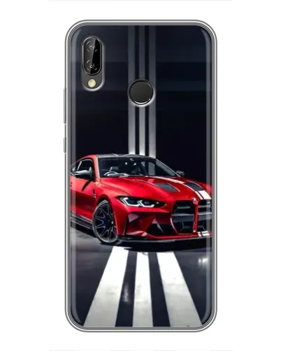 Чехол для Huawei P Smart Plus (Nova 3i, INE-LX1) с картинкой «Красная BMW на дороге» Чехол для Huawei P Smart Plus (Nova 3i, INE-LX1) с картинкой «Красная BMW на дороге»