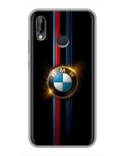 Чехол для Huawei P Smart Plus (Nova 3i, INE-LX1) с картинкой «BMW M-Power неон»