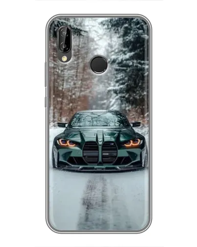 Чехол для Huawei P Smart Plus (Nova 3i, INE-LX1) с картинкой «BMW в зимнем лесу» Чехол для Huawei P Smart Plus (Nova 3i, INE-LX1) с картинкой «BMW в зимнем лесу»