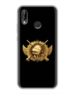 Чохол для Huawei P Smart Plus (Nova 3i, INE-LX1) з картинкою «PUBG — помаранчевий градієнт»
