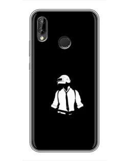 Чохол для Huawei P Smart Plus (Nova 3i, INE-LX1) з картинкою «PUBG — білий шолом»